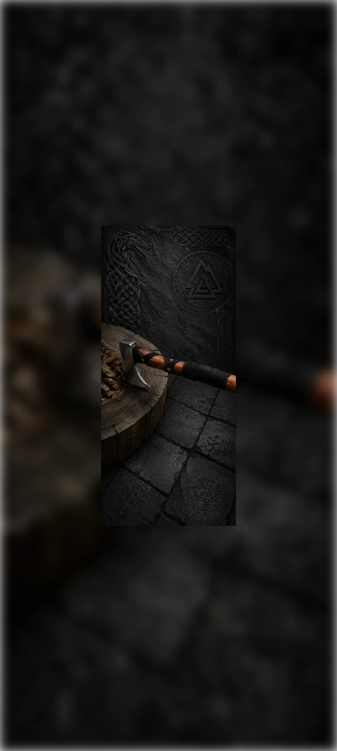 Dragon Head Viking Coaster Set