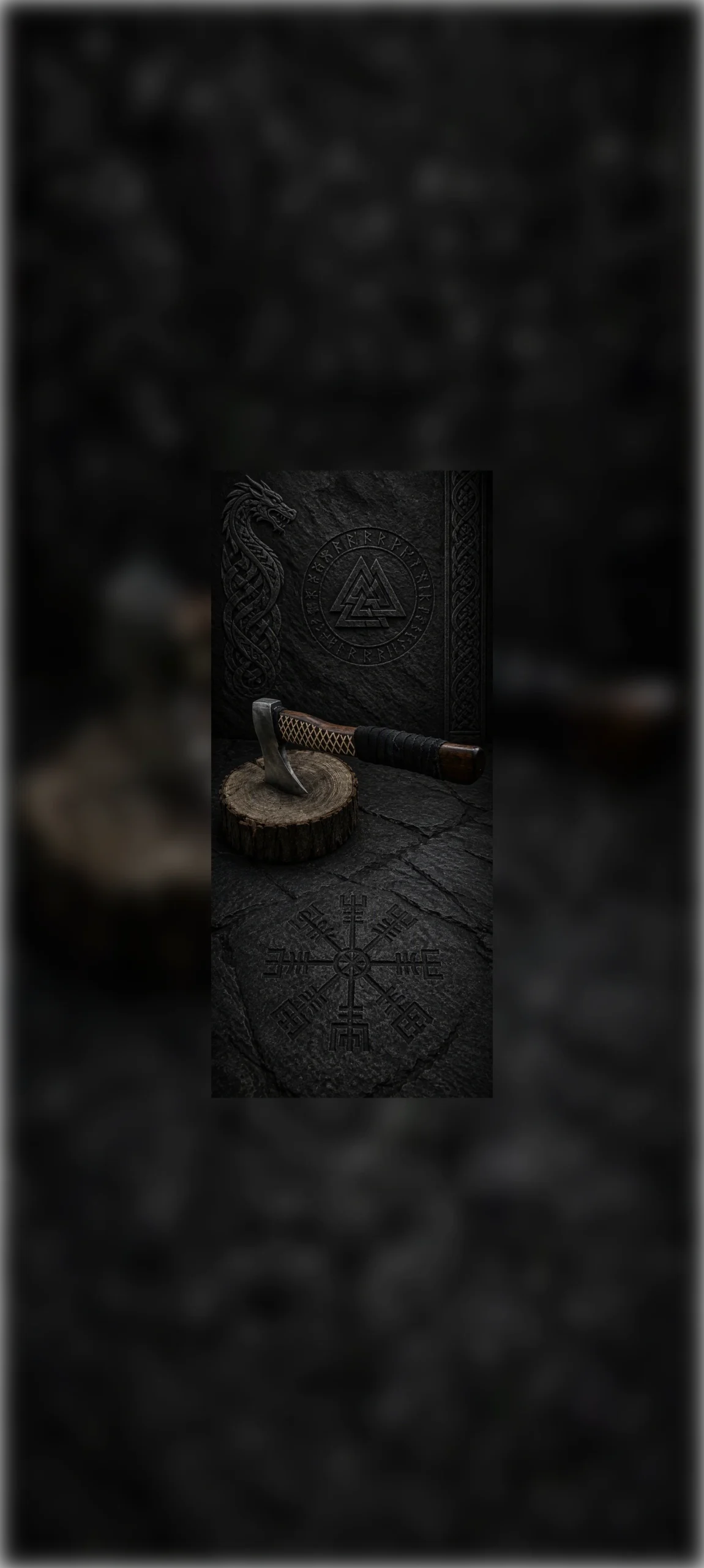 Dragon Head Viking Coaster Set